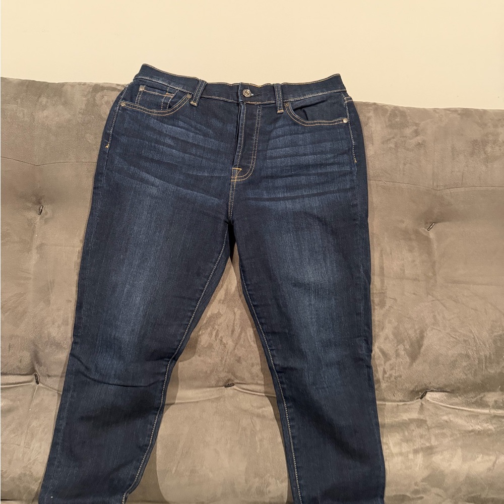 7 For All Mankind Indigo Skinny Jeans